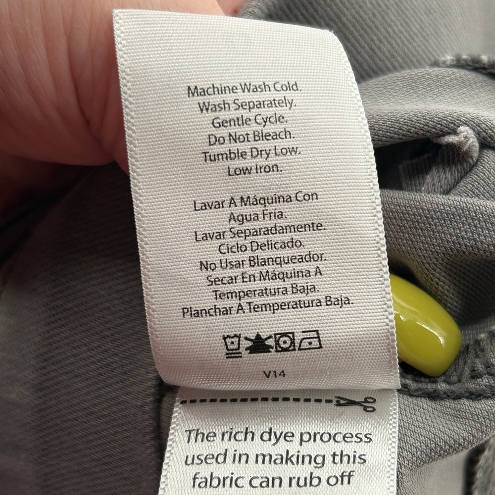 Time and Tru Gray High Rise Pull On Skinny Denim Jeggings XL Minimalist‎ Neutral - Picture 5 of 8